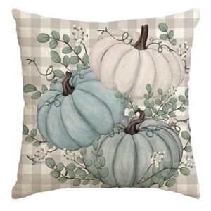 Pillow Covers Thanksgiving Eucalyptus Leaves Harvest Decoration for Home